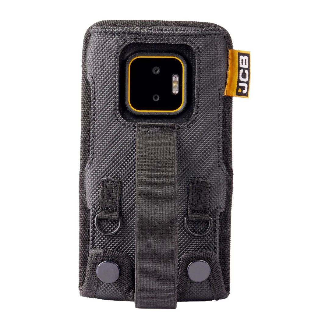 JCB E50 Heavy-Duty Protective Case, back view with hand strap