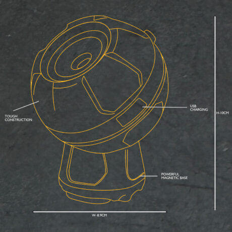 JCB Globe dimensions diagram
