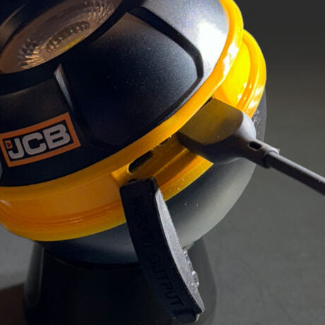JCB Globe Work Light charging