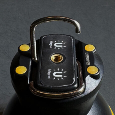 JCB Globe magnetic base close-up