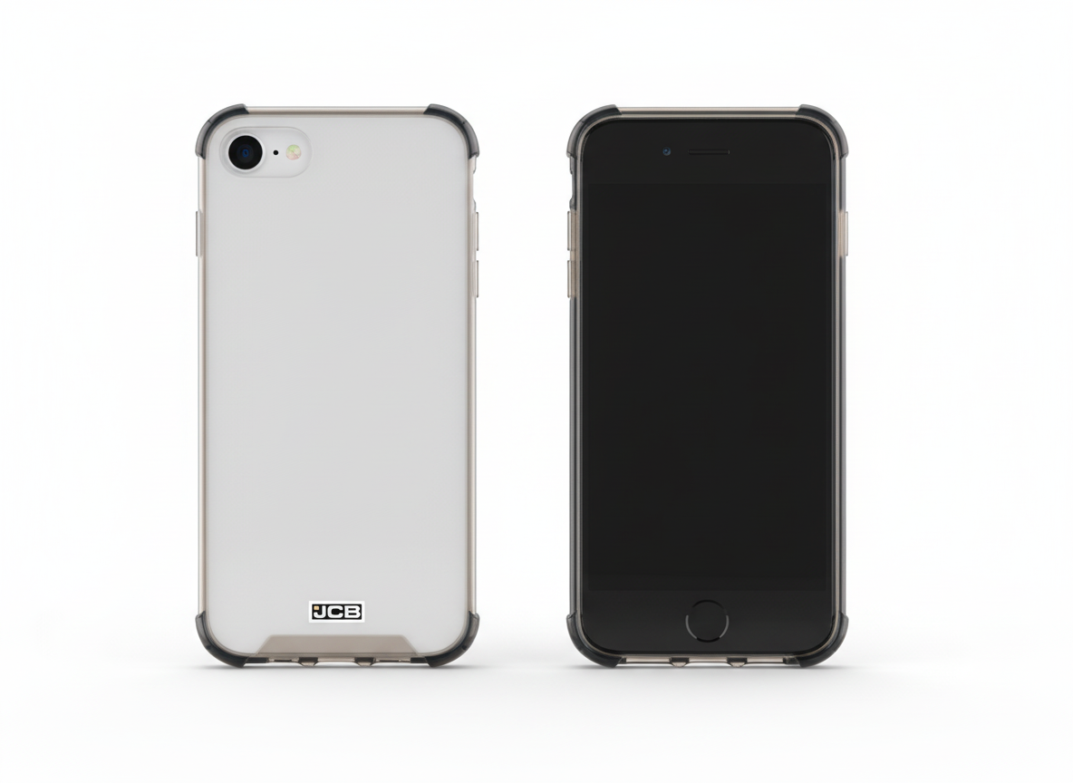 JCB Toughcase for iPhone 16e – Clear Rugged Shockproof Protective Case